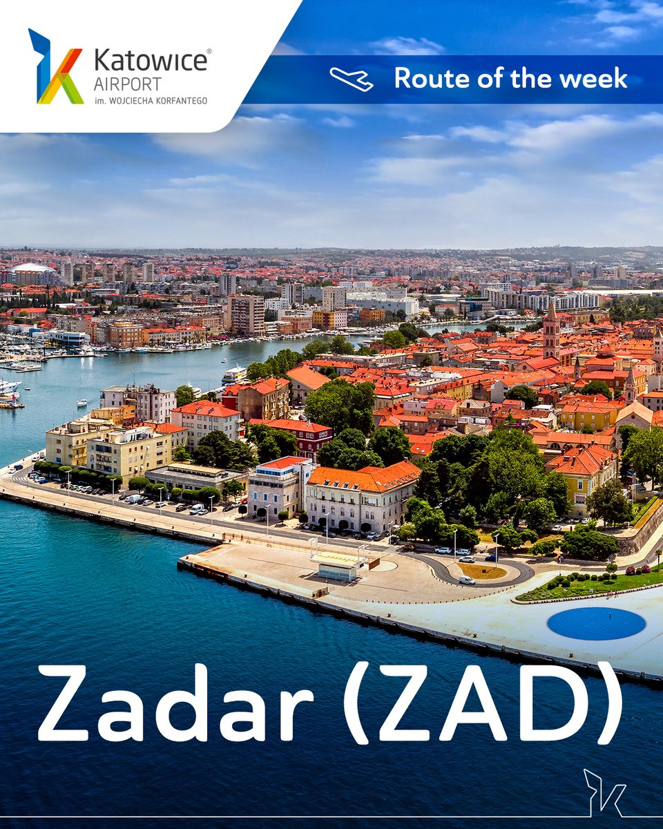 KatowiceAirport's tweet photo. ๐ #RouteOfTheWeek
๐ญ๐ท #Zadar in Croatia is where it's at! Among interesting ways to spend time, remember to visit the so-called Sea Organ, i.e. an architectural object which plays music... by way of sea waves!
๐ซ Tickets https://t.co/EIuZ2SByy5 https://t.co/fZtN6GyWDU
