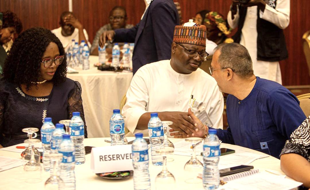 NOA_Nigeria's tweet image. Photo News: The DG NOA, Mallam Lanre Issa-Onilu today at the Abuja Continental Hotel with his entire management team and all the 36 state directors and the FCT for a two-day strategic review meeting between the agency and UNICEF led by Mr Kshitij Joshi, UNICEF’s Chief Social and…