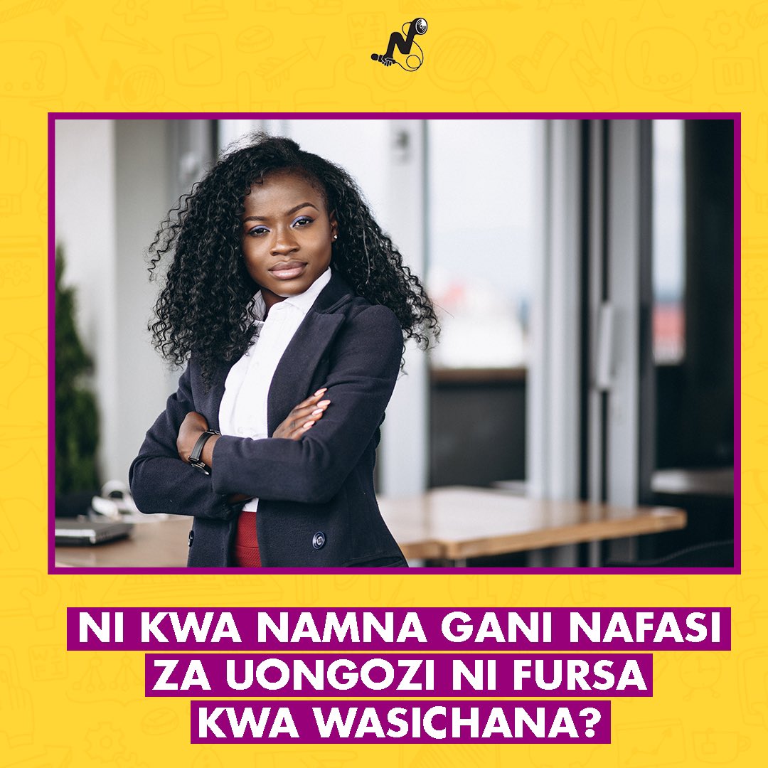 Ni kwa namna Gani nafasi za uongozi ni fursa kwa wasichana? 
 
Niambie husikika hewani kila siku ya Jumamosi saa tano asubuhi kupitia Radio ya watu - Clouds FM 
 
Image by senivpetro on Freepik