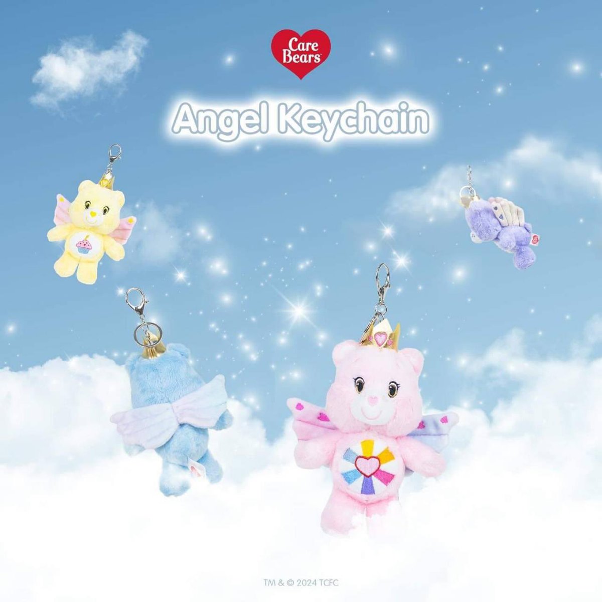 แกพวงกุญแจ Care Bears มาใหม่รุ่น Angel ✨🧚🏻‍♀️ กลายเป็นนว้องหมีติดปีกสวมมงคิ้วท์มว๊ากกกก  วางขายที่ LOFT ทุกสาขาเลย  🐻💖