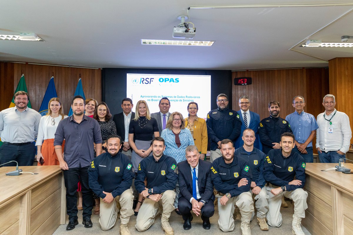 Brazil is taking a stand against road crashes! We are proud to support this incredible project integrating data & enforcement to make Brazilian roads safer for everyone. Data-driven approach + partner institutions' commitment=key to reducing crashes on Brazilian Federal Highways