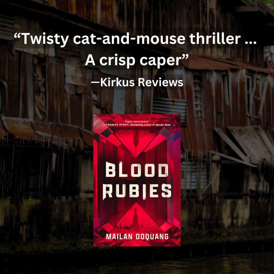 So grateful to Kirkus for their review of BLOOD RUBIES!❤️ #thrillerbooks #heist #BookReview #itwdebut
Preorder here💎: shorturl.at/knpEY