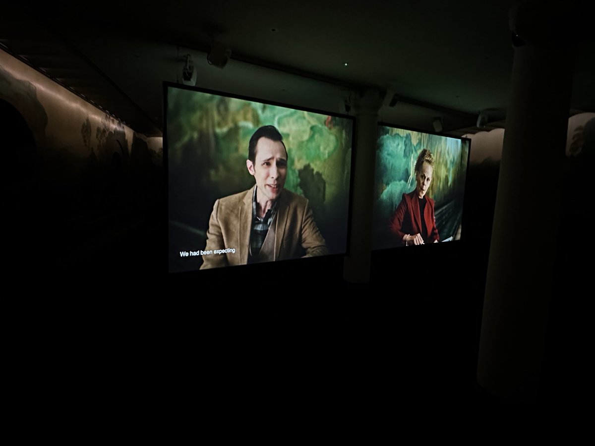 The video installation in the former Whistler restaurant of Tate Britain