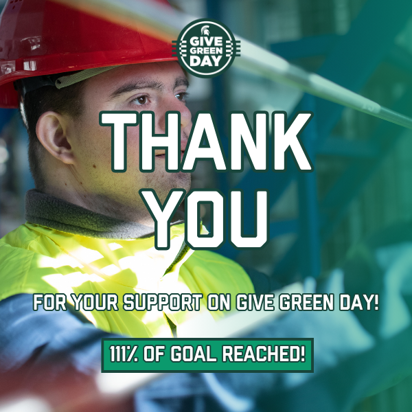 MSUCollegeofEd's tweet photo. THANK YOU to everyone who supported the STRIDE Center and College of Education on #GiveGreenDay. We reached 111% of our goal!!! https://t.co/D8f27E2Zg7