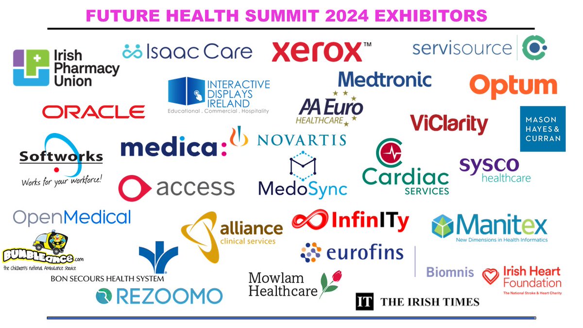 Exhibition - elevate your brand's presence to 600+ C-suite attendees at @InvestnetEvents Future Health Summit 2024! Thanks to all our Exhibitors signed up - we'll be doing everything to maximise your exposure to our daily 600+ C-suite audience covering every sector of Health