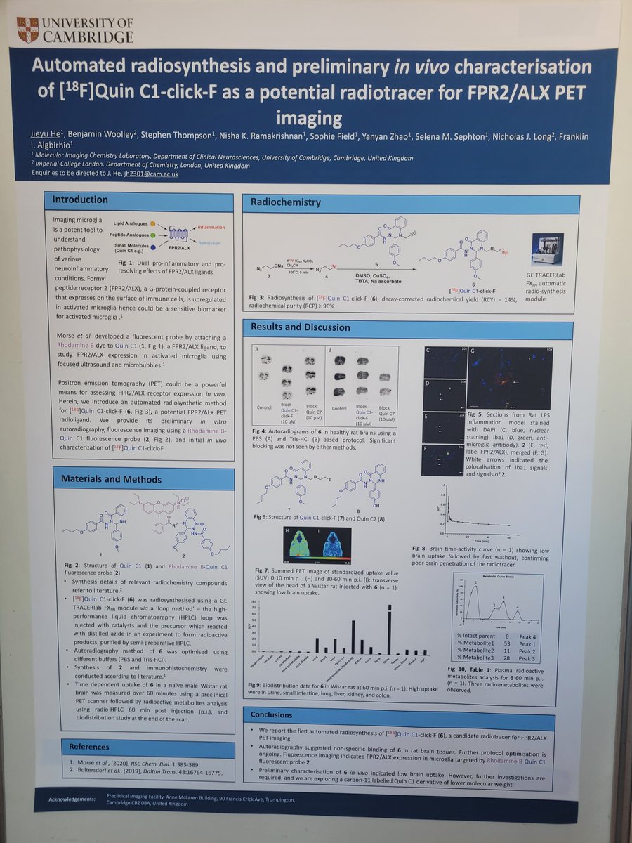 Molecular Imaging Chemistry Laboratory tweet media