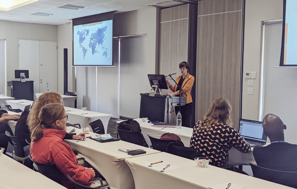 Embracing local context is key to effective climate adaptation. Michaela Meurer from the University of Marburg, explores the diverse strategies to secure and sustain life in a changing world during the #ARUANISANSAconference2024 'Earth' session #ClimateAction #PathwaysofChange