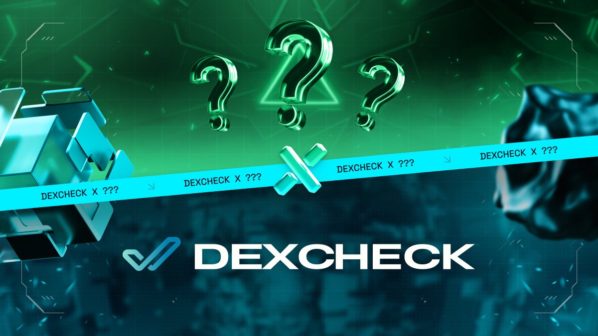 DexCheck_io's tweet photo. 👀 BIG partnership announcement is coming tomorrow!

Dropping hints: think #AI 🧠 and #DePIN 🛡️

Tomorrow, we'll unveil the name, but now – try to guess it! First correct guess will receive $100 in $DCK.

🎁 To enter, like this tweet, RT & comment with your answer.

Let's see who's the wisest owl 🦉