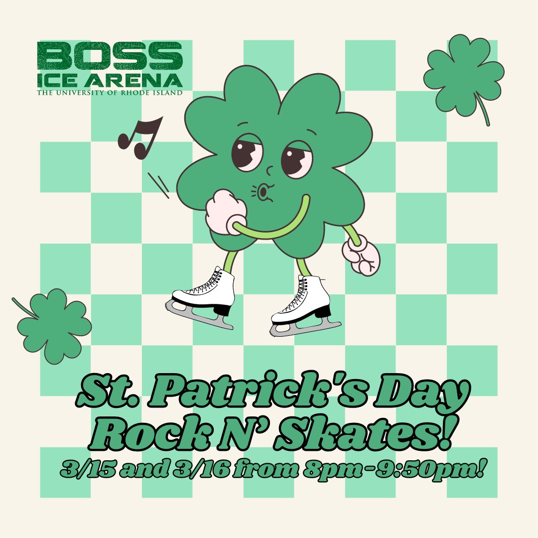 Join us this St. Patrick's Day weekend as we host back-to-back Rock N' Skates this Friday and Saturday!
