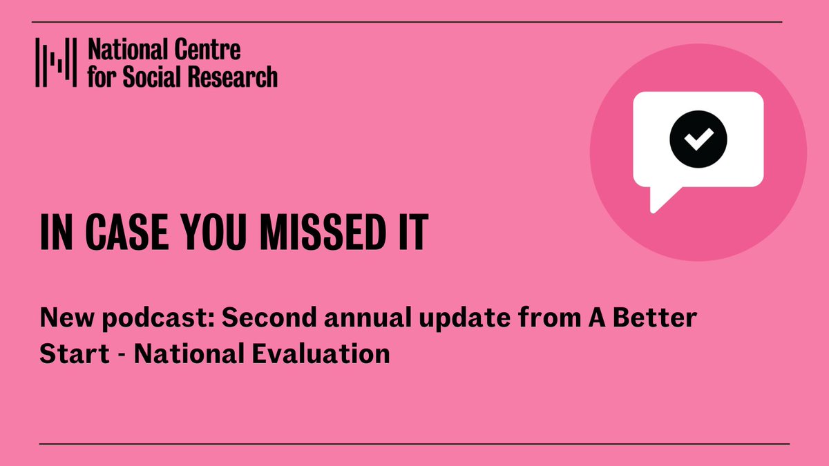 The latest A Better Start (ABS) podcast discusses insights from evaluation leads as they reflect on the second year of the project. 
You can catch up on our YouTube channel here: youtu.be/iZY7_5TRtqY?si… 
#Evaluation #ABetterStart #NationalLottery