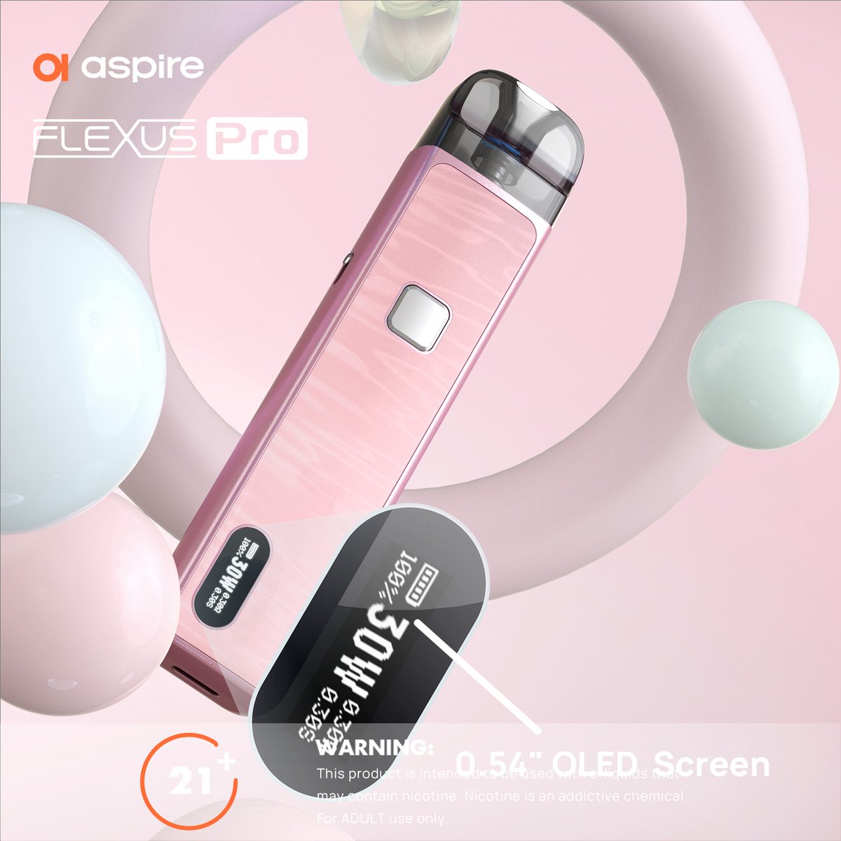 aspirecigs's tweet photo. The Flexus Pro comes with a 0.54″ OLED screen, so you can stay well-informed and have complete control over your v@ping sessions.
Learn more: https://t.co/K0hgq5FBOg
#aspireflexuspro #flexuspro #aspireflexus
WARNING: For 21+ adults use only! https://t.co/DOOCys5COE