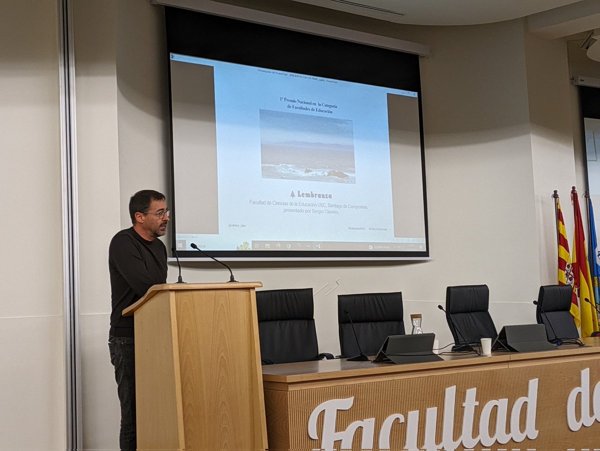 educa_cine's tweet photo. Seguidamente hemos tenido el privilegio de ver los cortometrajes ganadores en las categorías de Facultades de Educación y Secundaria y Bachillerato https://t.co/597lM7I03c