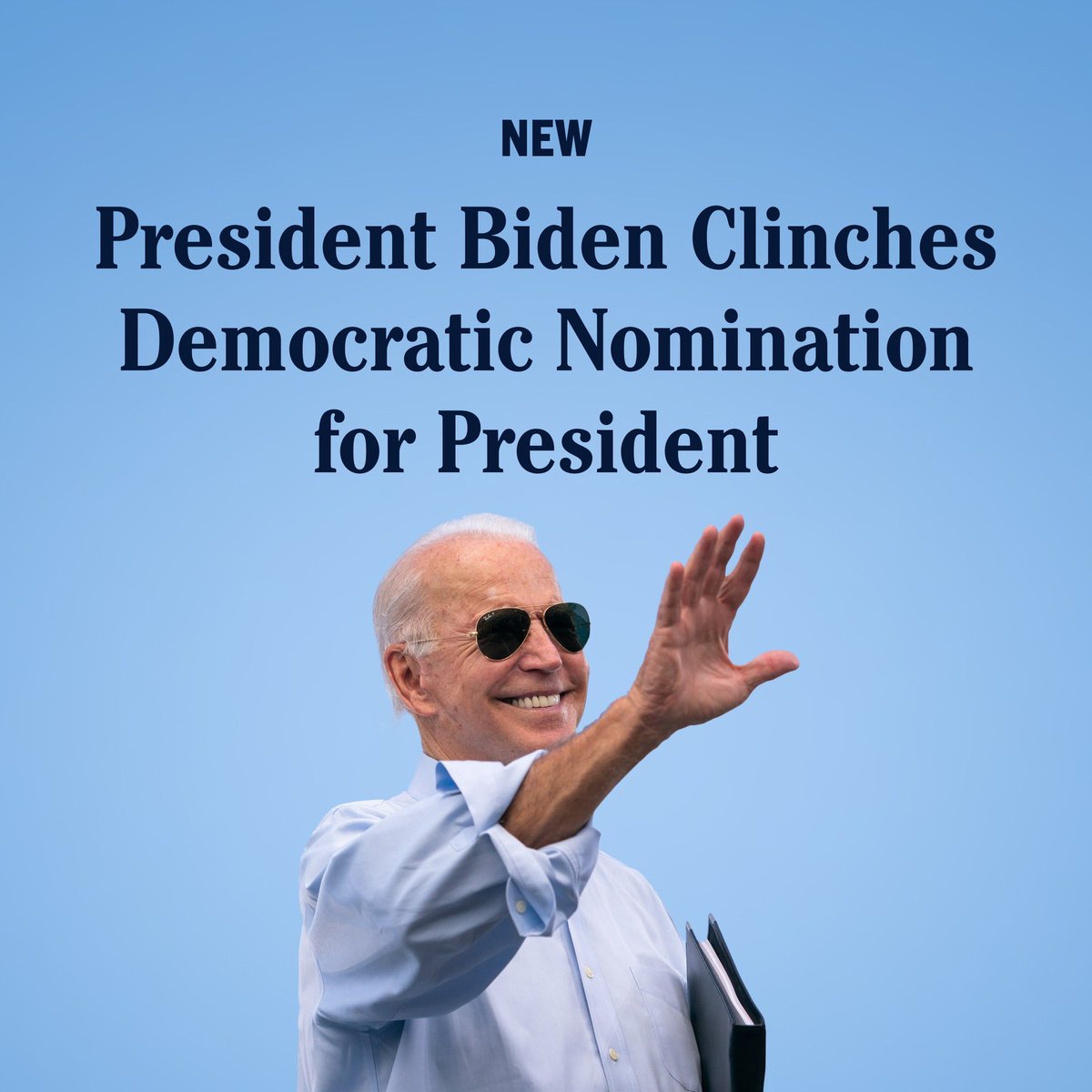 Democrats across the country—from South Carolina to Nevada, from Michigan to Georgia—have overwhelmingly chosen President Joe Biden to be our party’s presumptive nominee. Let’s finish the job!