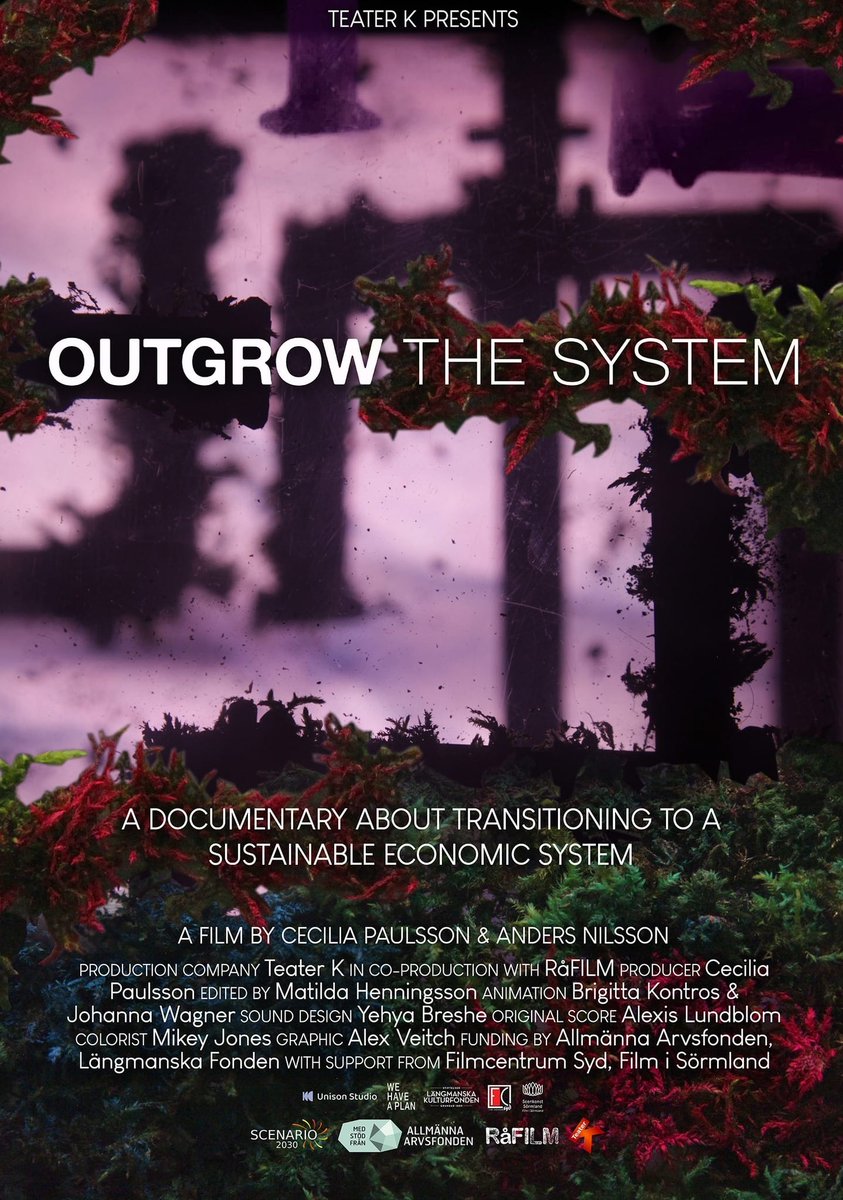 *APRIL 5th, 7-9pm*
The @_dgclimatehub is delighted to be supporting the Reel to Reel screening of #Outgrowthesystem at The Stove Cafe in Dumfries. 
This film explores new economic ideas and practices for a more sustainable global future.
Post screening Q&A with film's co-Director