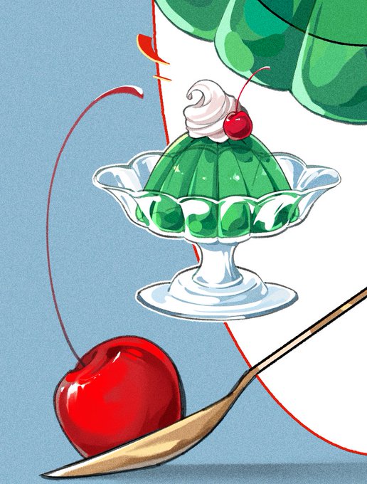 「cherry dessert」 illustration images(Latest)
