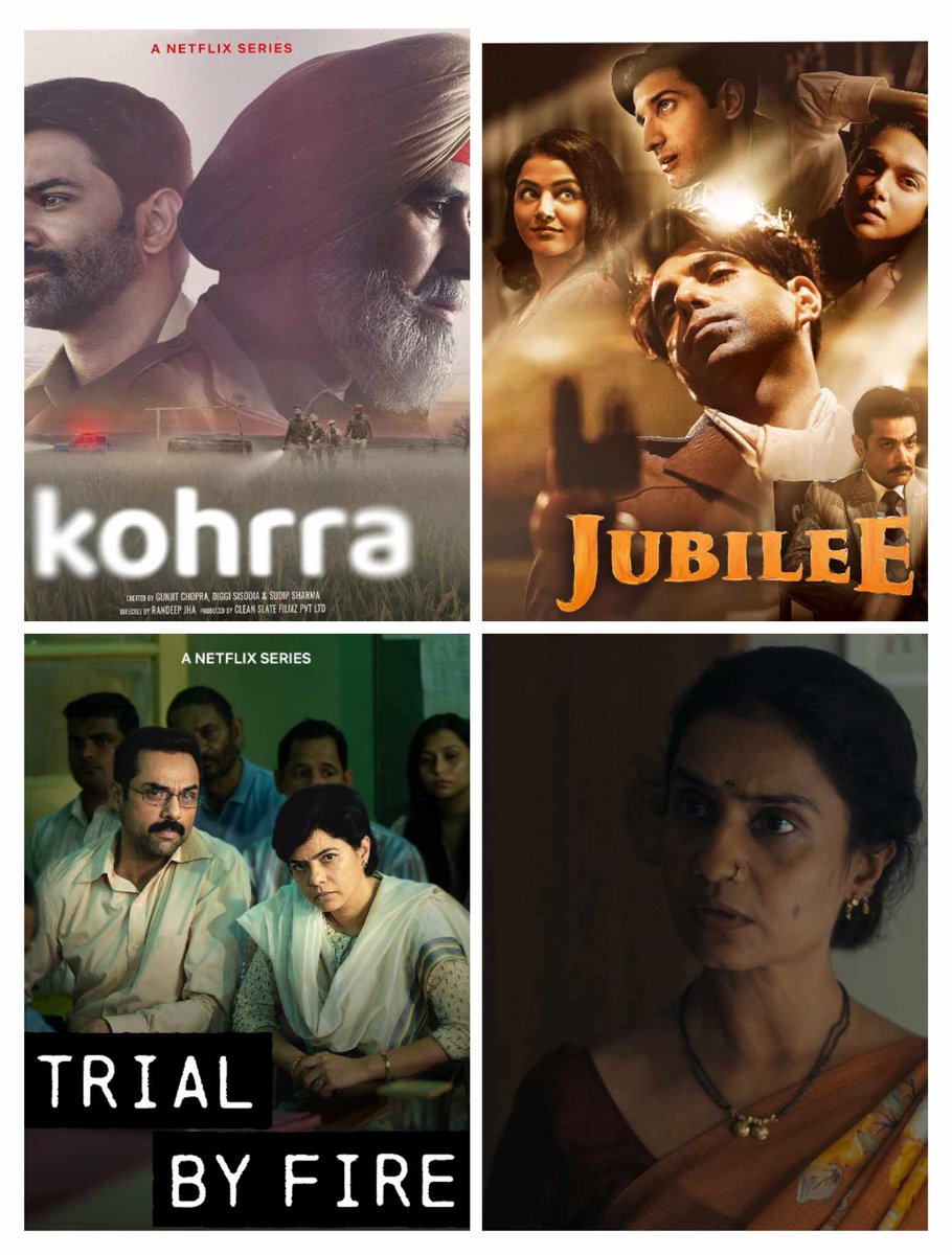 #CriticsChoiceAwards 2024 🏆 #Series #Kohrra Best Series Best Actor - #SuvinderVicky Writing #Jubilee Director - #VikramadityaMotwane Supporting - #SidhantGupta #TrialByFire Actress - #RajshriDeshpande #LustStories2 Supporting Actress - #AmrutaSubhash @CriticsChoiceIN