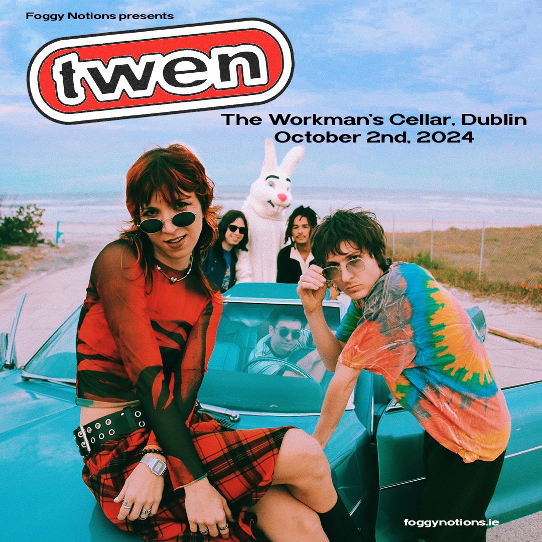 New show: Twen @WorkmansDublin October 2nd. Tickets on sale Friday 10am @TWEN_band ticketmaster.ie/twen-dublin-02…