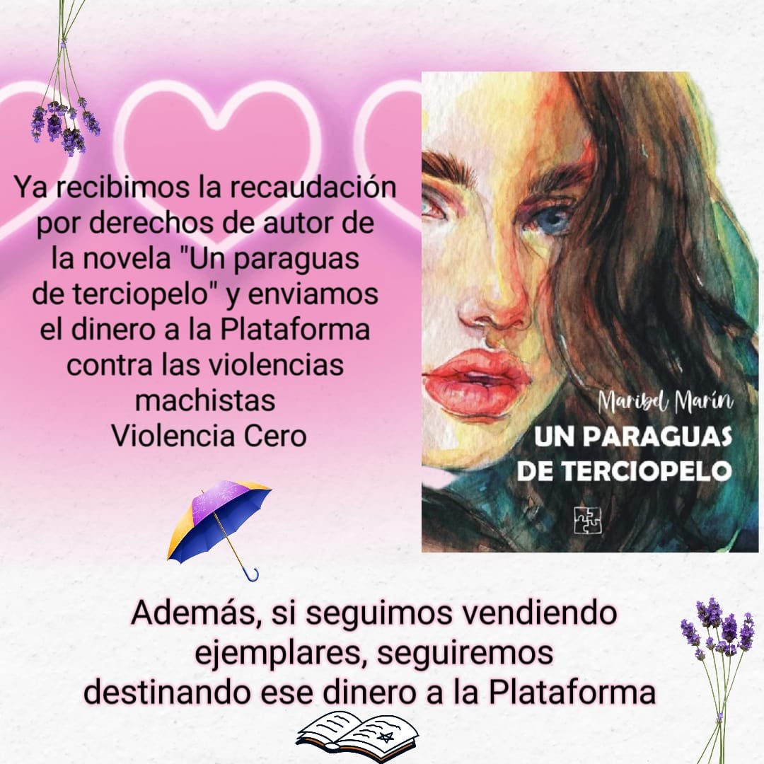 Gracias a Maribel Marin por donar a nuestra plataforma los beneficios del libro. 💜