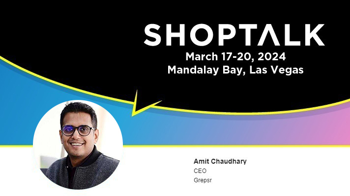 Exciting News! Our amazing CEO will be at the Shoptalk Event in Las Vegas next week!

If you'd like a one-on-one meetup during the event or will be in the vicinity, let us know via the link below 👇 
hubs.la/Q02pfMZG0

We're excited to meet you!

#shoptalk2024 #grepsr