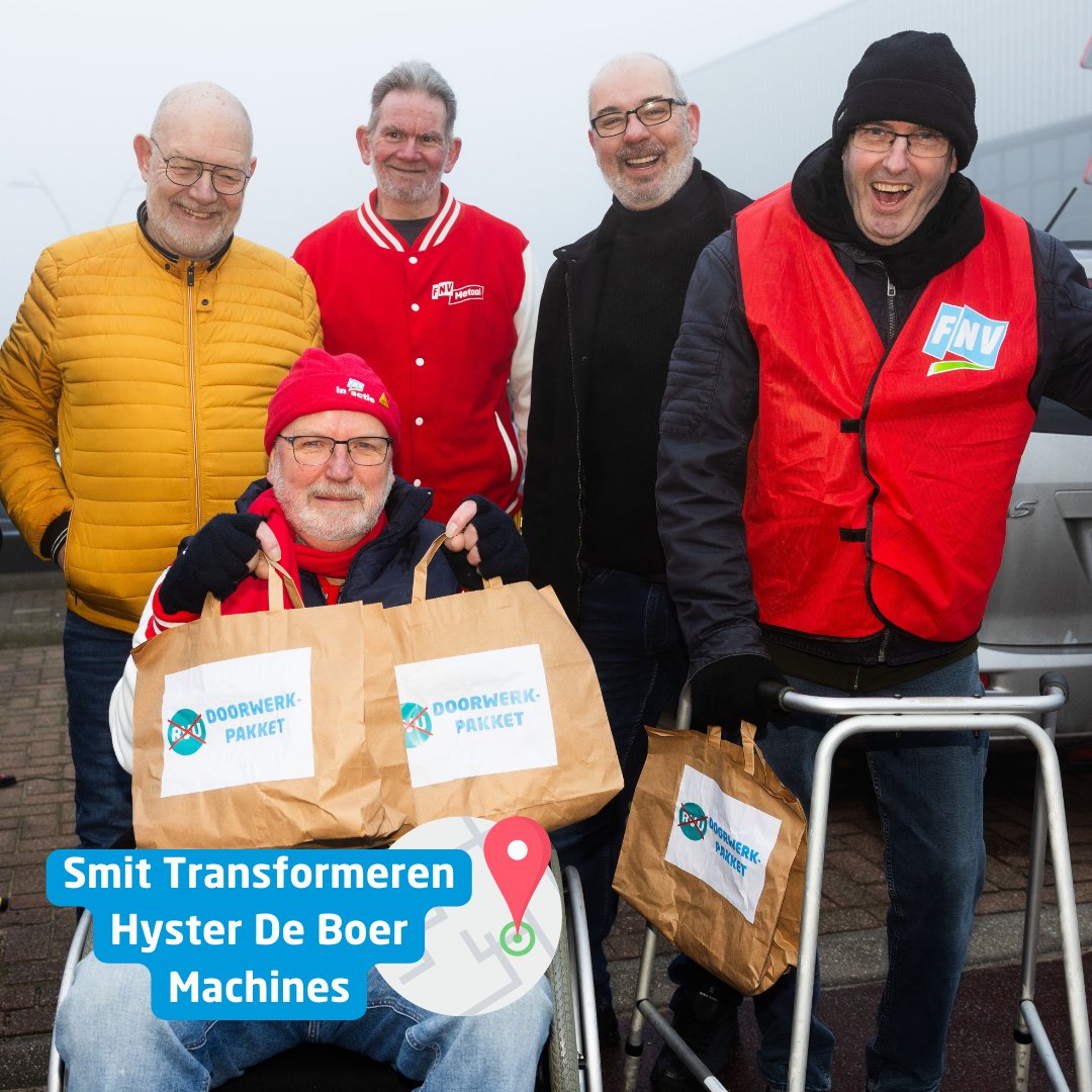 FNV's tweet image. Kom ook in actie! 💪 De regeling voor
eerder stoppen met zwaar werk loopt eind 2025 af.
Roep daarom je werkgever op om ons plan voor een
verbeterde Regeling Vervroegd Uittreden te steunen.

De afgelopen week zijn werknemers in de volgende
plaatsen al in actie gekomen:
📍…