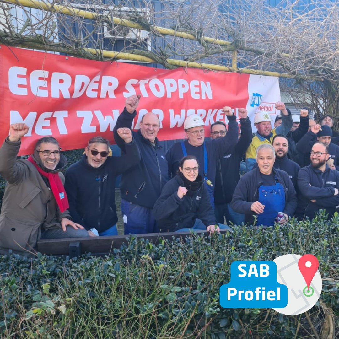 FNV's tweet image. Kom ook in actie! 💪 De regeling voor
eerder stoppen met zwaar werk loopt eind 2025 af.
Roep daarom je werkgever op om ons plan voor een
verbeterde Regeling Vervroegd Uittreden te steunen.

De afgelopen week zijn werknemers in de volgende
plaatsen al in actie gekomen:
📍…