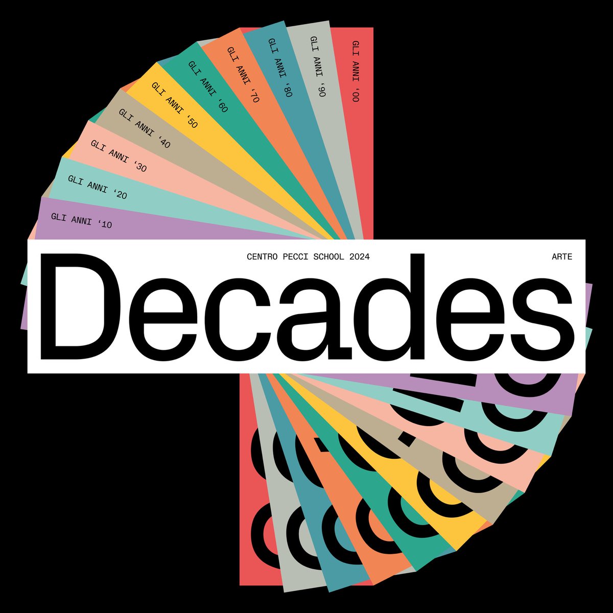 #CentroPecciSchool Arte presenta DECADES! Sei giovanə dottorandə si riappropriano della periodizzazione più canonica del XX secolo proponendo percorsi inaspettati all’interno di esse con un linguaggio accessibile a tuttə. 🎟️ Programma e biglietti centropecci.it