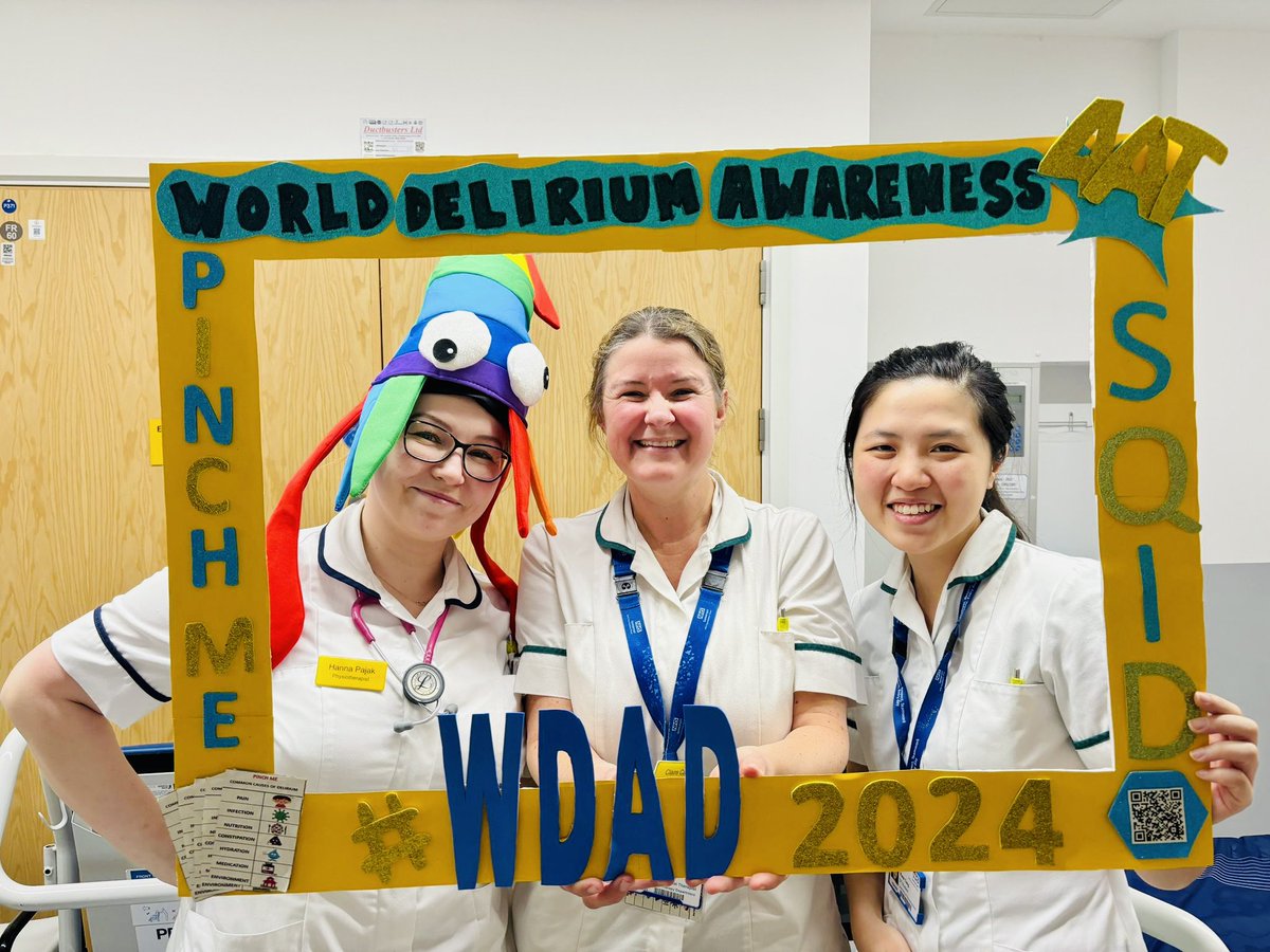 It’s all go here at Musgrove @SomersetFT celebrating #WDAD2024 #education is important and going down a storm. #delirium #Awareness @iDelirium_Aware @Dementia_D_Team @hayleypeters