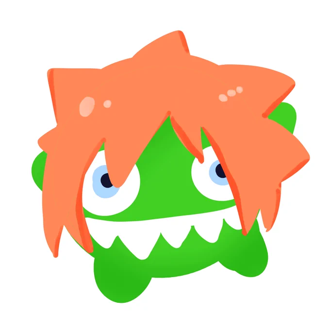 1分で描いたブランカちゃん人形。 