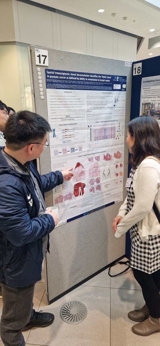 Oxford Prostate Cancer Biology Group (@oxpcabiol) on Twitter photo Please come see our poster showing how we use #SpatialTranscriptomics to deduce clonal metastatic relationships in high-risk surgically treated #prostatecancer
#LethalClone #Space_Study
<a href="/QuantumBiobank/">QUANTUM Biobank</a>
<a href="/Wien_Yin/">Warm House Research</a> & <a href="/Sandy_Figiel/">Sandy Figiel</a> will answer all your qus!
<a href="/OxfordCancer/">Oxford Cancer</a> #OxSymp24 Please come see our poster showing how we use #SpatialTranscriptomics to deduce clonal metastatic relationships in high-risk surgically treated #prostatecancer
#LethalClone #Space_Study
<a href="/QuantumBiobank/">QUANTUM Biobank</a>
<a href="/Wien_Yin/">Warm House Research</a> & <a href="/Sandy_Figiel/">Sandy Figiel</a> will answer all your qus!
<a href="/OxfordCancer/">Oxford Cancer</a> #OxSymp24