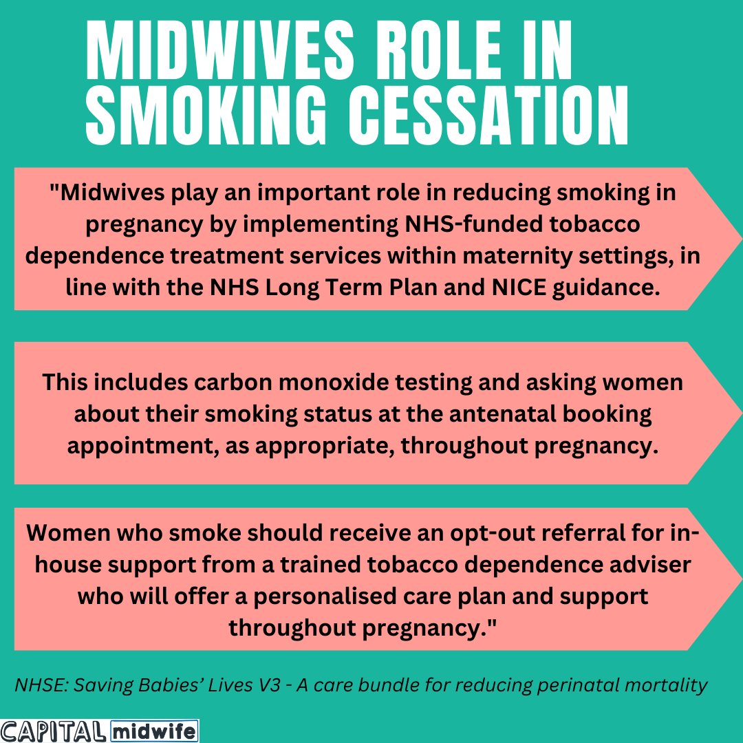 National No Smoking Day is all about encouraging people to quit, not just for the day, but for good! Midwives a large role to play in reducing smoking in pregnancy and saving babies lives, find out more :​ england.nhs.uk/wp-content/upl…