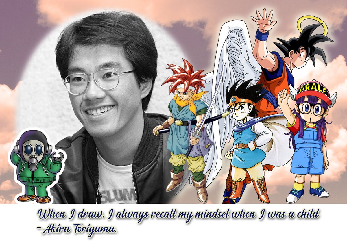 Enigma_Kai's tweet photo. Toriyama-sensei literally drew from his childhood spirit, which then touched the hearts of millions all over the world, making their childhoods... https://t.co/Q7kysFkrRm