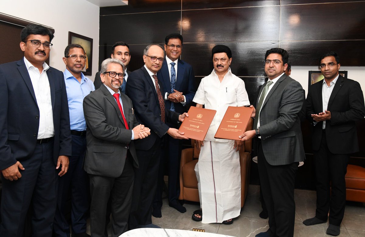 UpdatesChennai's tweet photo. Big….🚨🥳
Tata Motors to invest nearly 9,000 Crs for setting up a state of the art vehicle manufacturing plant in Tamil Nadu with direct jobs for 5,000+ people. The automobile ecosystem in the state keep growing! This time a big 🇮🇳Indian Player..#InvestInTN #AutomobileHub https://t.co/Eu85IZ2f5C