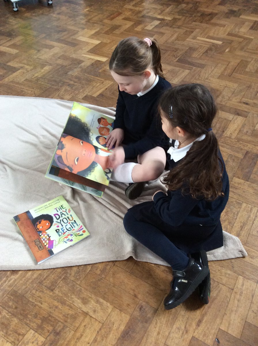 Year 1 always love the chance to share their DEAR time with Year 4 (and vice versa). Super role models to each other! #stgrovereading