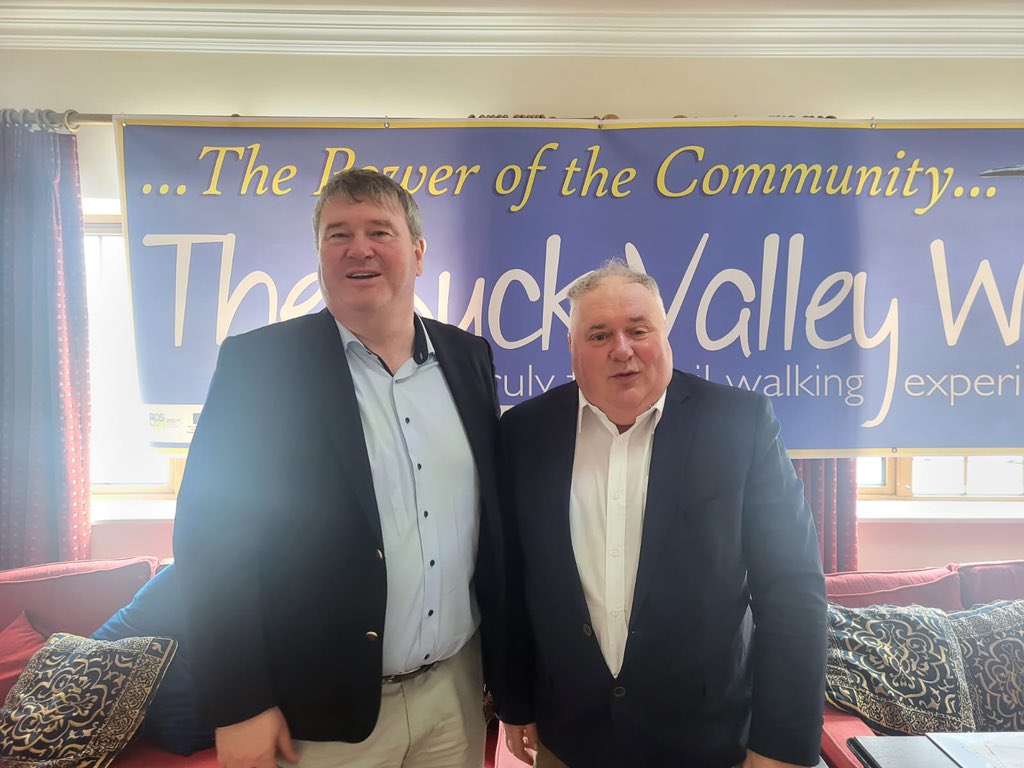 Delighted to meet up with my Senate colleague Martin Conway at Suck Valley Confeeence,Hannon's Hotel, Roscommon Town.