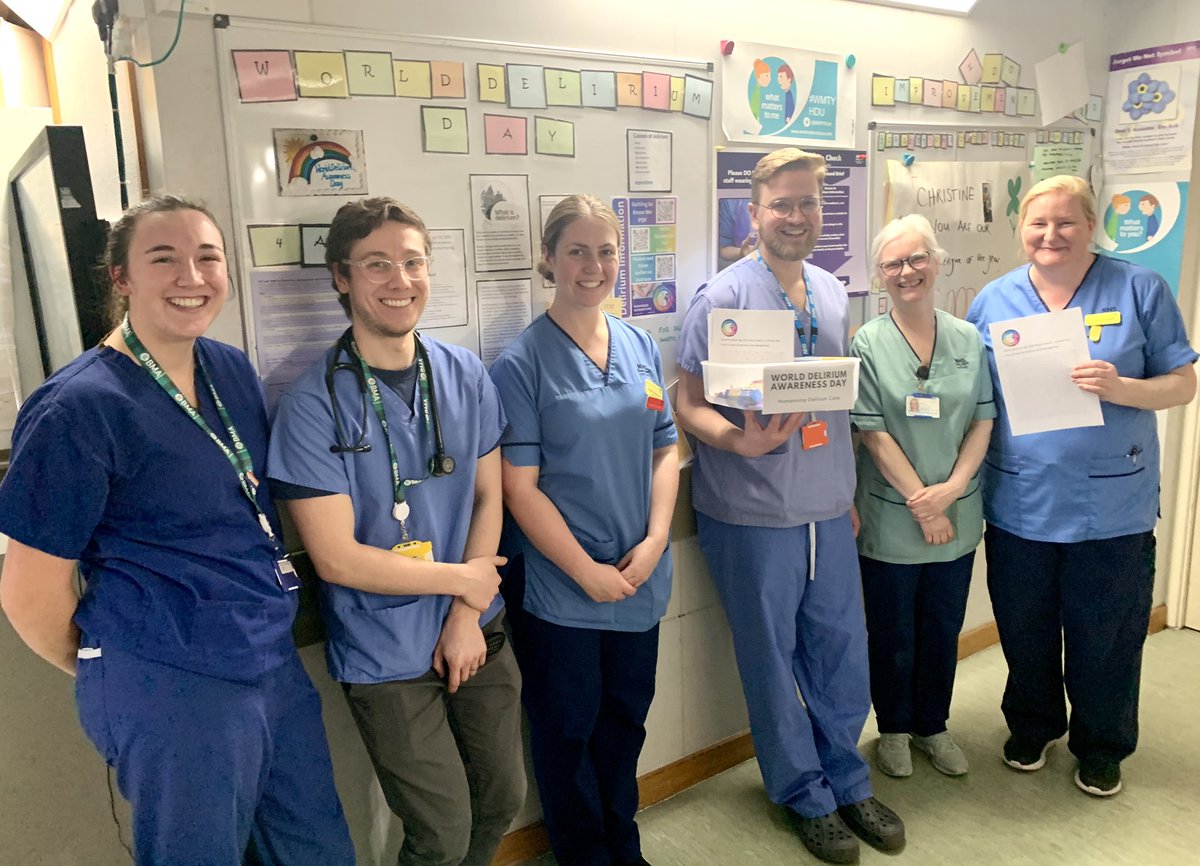 raylibra6's tweet photo. @NHSGGC @ScotDelirium Team Acute celebrating the #WDAD2024 in MAU, AMU &amp; HDU. Lot of excitement with solving puzzles, cross words &amp; learning together. Committed to improve delirium care every day but today was special @Iainwkeith @claire_harrow @ciaraki44350086  @Criticalcarerah https://t.co/vUifCeaV0k