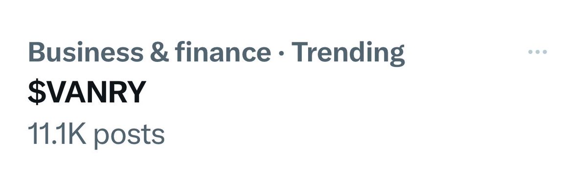 Great to see Vanar and $VANRY trending in Business and Finance. 

Lets go mainstream! 🚀