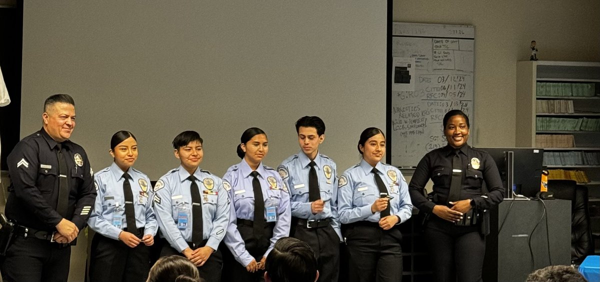 The future of public safety and community engagement was represented as @LAPD_Southwest recognized and promoted Police Cadets. Each a leader in their own way. Doing all the things kids do and being servants to their communities, Admirable. Credit to their parents who raised them.