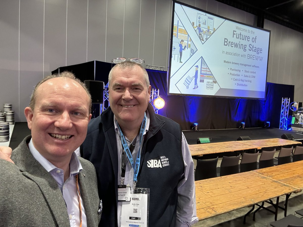 AltonSteven's tweet photo. At the heart of great pubs is great beer. Fantastic to catch up with industry friends, partners & members at the @SIBANational Beer X event. As a judge in their Business Awards it was inspiring to see such innovation in this space. #MyPub #FreshBeer @BIIandBIIAB #BeerPower https://t.co/w6D8C9bWX6