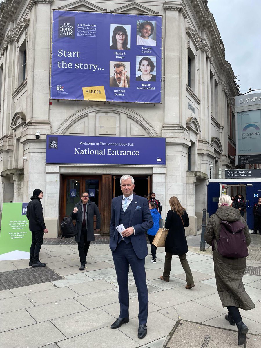 Great to be back @LondonBookFair with all the buzz and 🇪🇪 stand looking just great! We have much to offer and adding the European Capital of Culture @Tartu2024 people take notice. And our 🇺🇦friends stand next to us. Cannot get any better!