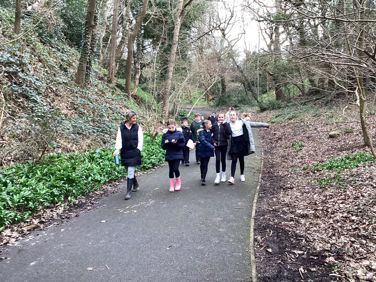 Down in the Dene looking for signs of Spring and changes over time as part of Science Week. New flowers, fresh leaves and frogspawn <a href="/Broadwoodschool/">Broadwood School</a>