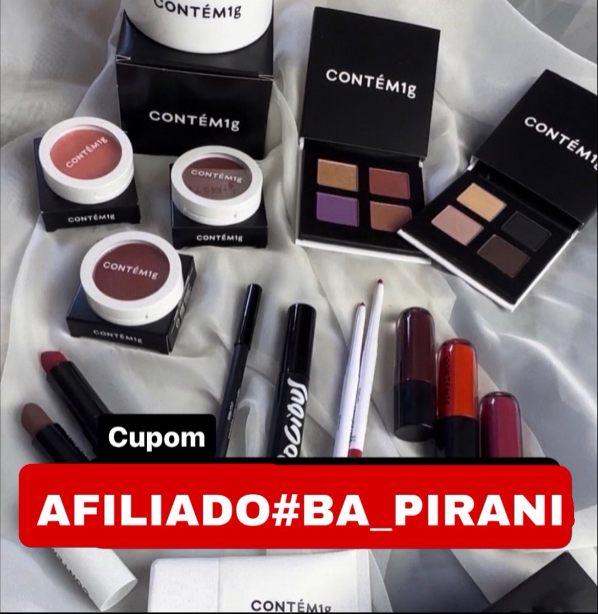 ba_pirani's tweet photo. 🎁Contém1g  

SEMANA DA COMUNIDADE SALLVE e CONTÉM 1G

✨Cupom de desconto CONTÉM 1G ✨
( mesmo cupom tbm vale para SALLVE)
.
♥️ 𝐀𝐅𝐈𝐋𝐈𝐀𝐃𝐎# 𝐁𝐀_𝐏𝐈𝐑𝐀𝐍𝐈 ♥️ 
.
#contem1g https://t.co/xYgeCkblW0