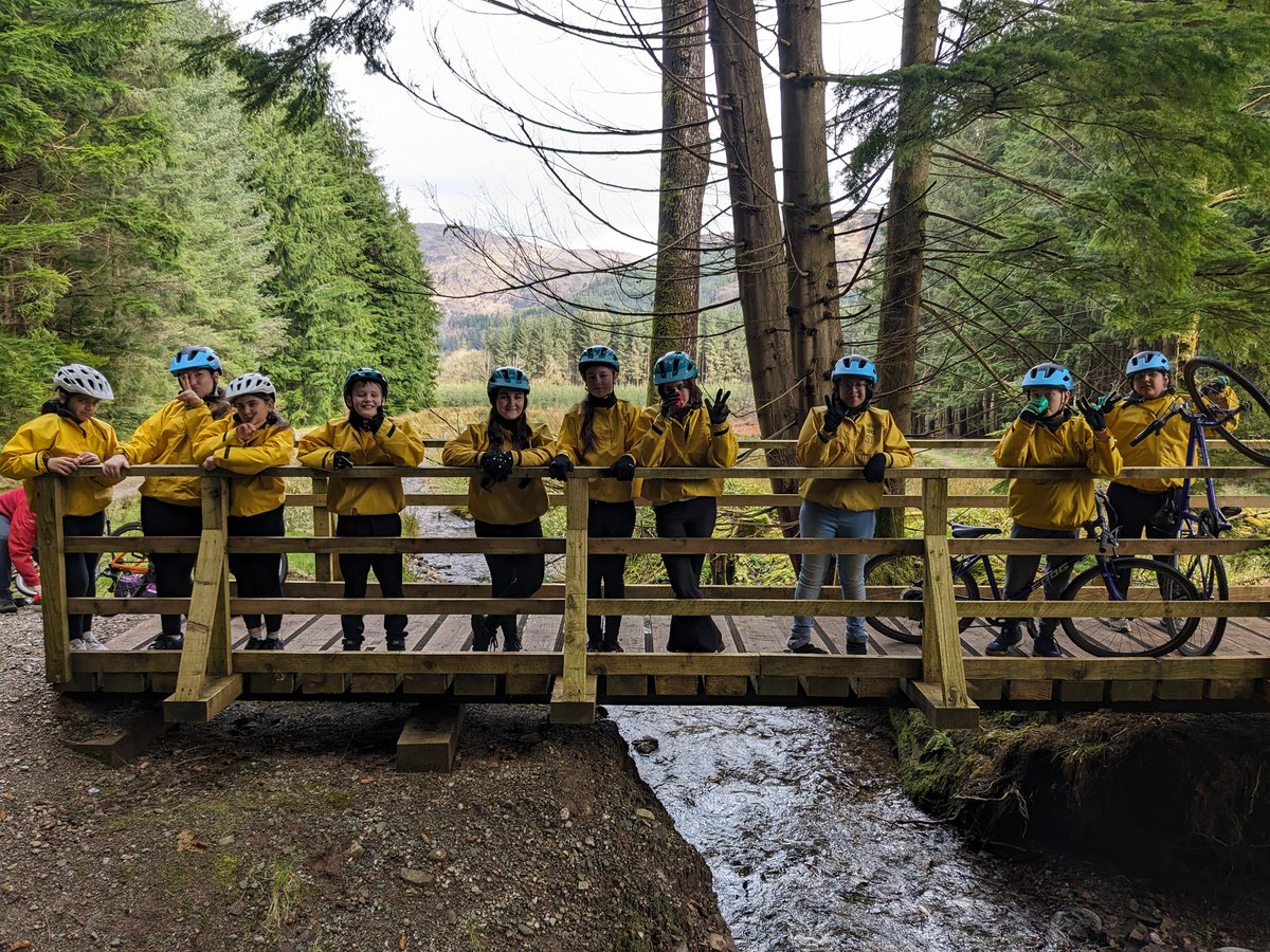 Mr_Scobbie's tweet photo. Group 2 were on their bikes this afternoon. We cycled through the gorgeous woods and had hot chocolates and biscuits beside a stream! 

@Castleview_PS 
@mrspearsoncv 
@MrsRhodeCV https://t.co/IghWsgYp87