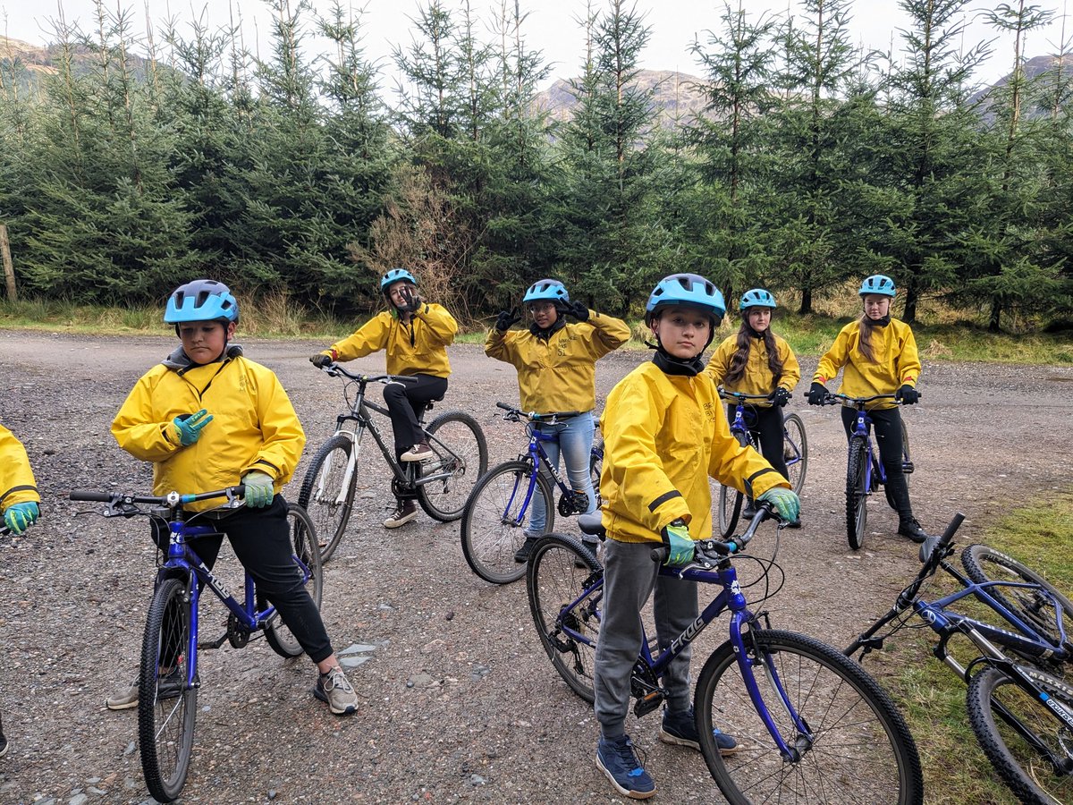 Mr_Scobbie's tweet photo. Group 2 were on their bikes this afternoon. We cycled through the gorgeous woods and had hot chocolates and biscuits beside a stream! 

@Castleview_PS 
@mrspearsoncv 
@MrsRhodeCV https://t.co/IghWsgYp87