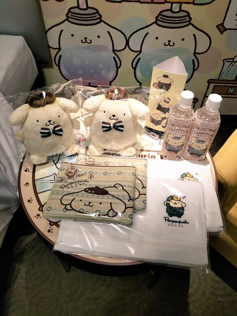 ___purinnokaori's tweet photo. ホテルニューオータニ博多のポムポムプリンルームが想像以上に良い🥲✨

浴室までプリン仕様になってて、プリンと一緒にお風呂に入れる…笑
(後で他のお写真も載せると思いますが、シャワーカーテンもプリンのデザインでした!)

#ポムポムプリン
#ポムバサダー https://t.co/WDrdHbl7Ch
