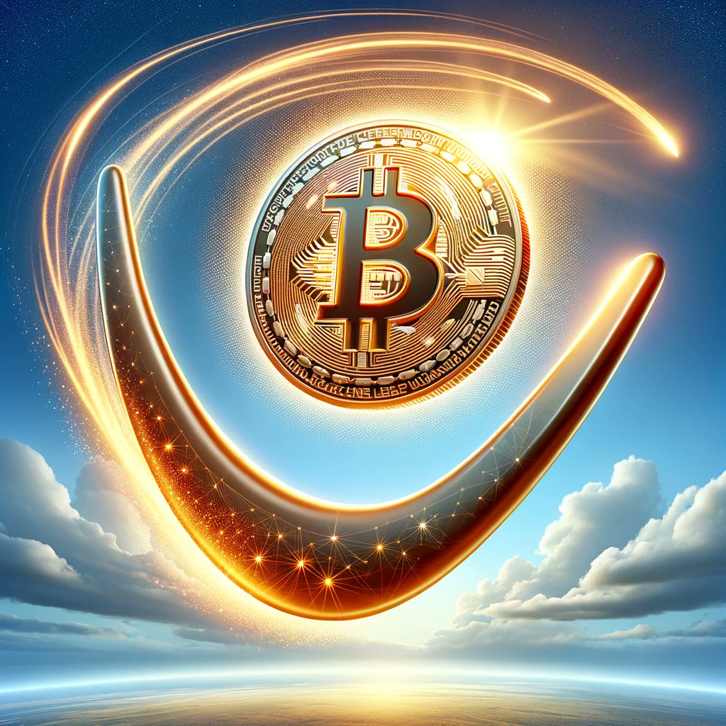 logicalthinkah's tweet image. #Bitcoin is a Digital boomerang. Just hold on tight :)