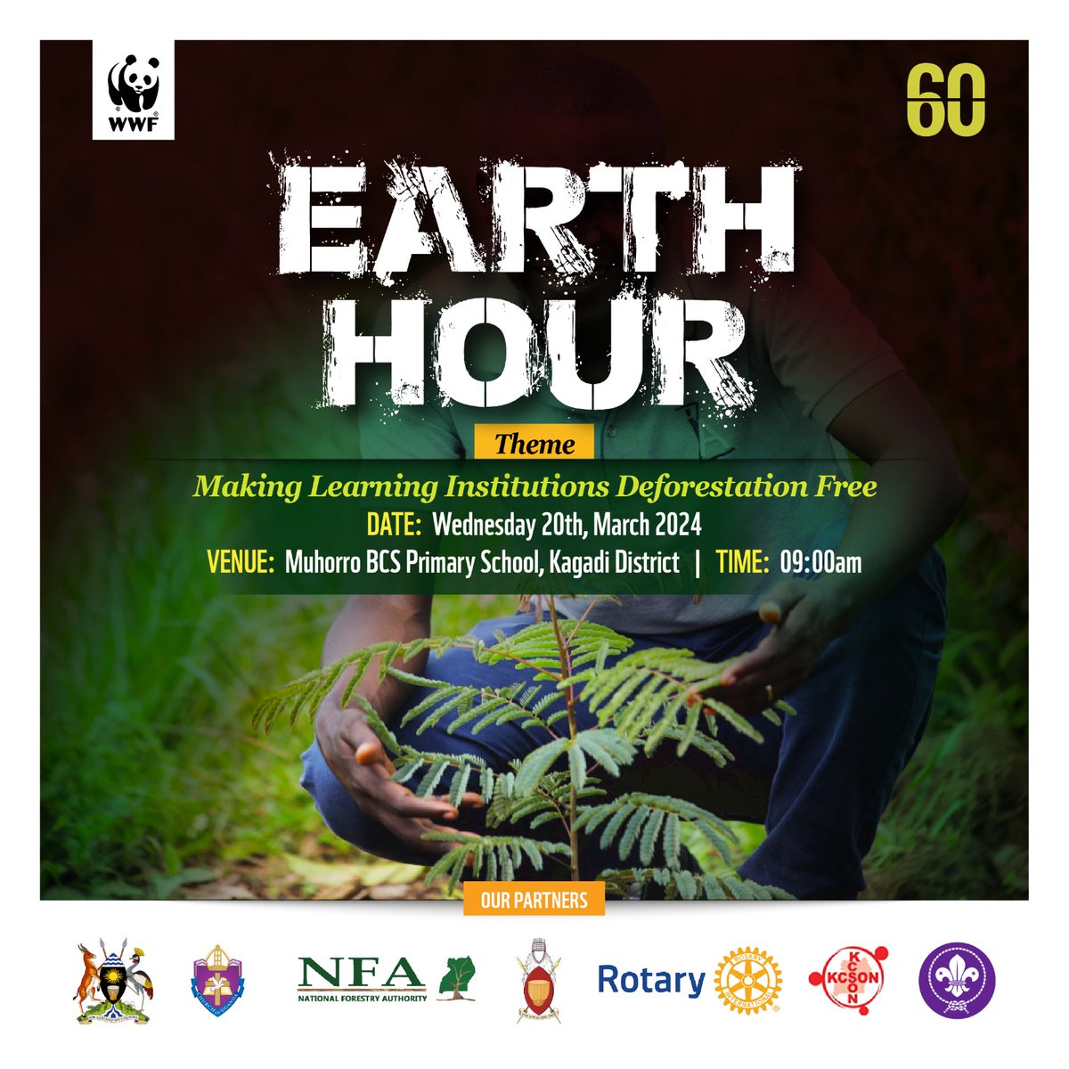 WWFUganda's tweet photo. We invite you all to be part of #BigHour. https://t.co/g6bQWdjNUW