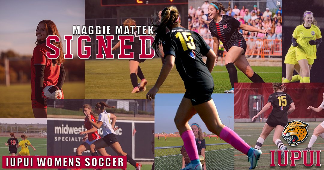 PLAYER SPOTLIGHT for Maggie Mattek who has COMMITTED to play Soccer at IUPUI! Congratulations Maggie! #mhs #warriornation #wisconsin #1warrior @MHSIrvine @MHSTheme @MuskegoNorwaySc