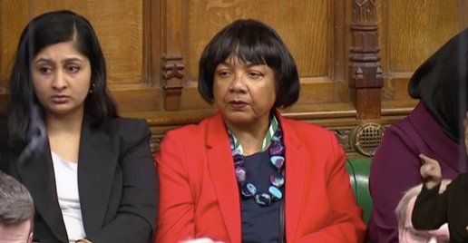 During today's #PMQs, Speaker Lindsay Hoyle ignored Diane Abbott who repeatedly stood to ask a question. Britain's first Black woman MP being disrespected in the House of Commons, as news emerged of the Tory Party's biggest donor saying she should be shot, is most concerning.