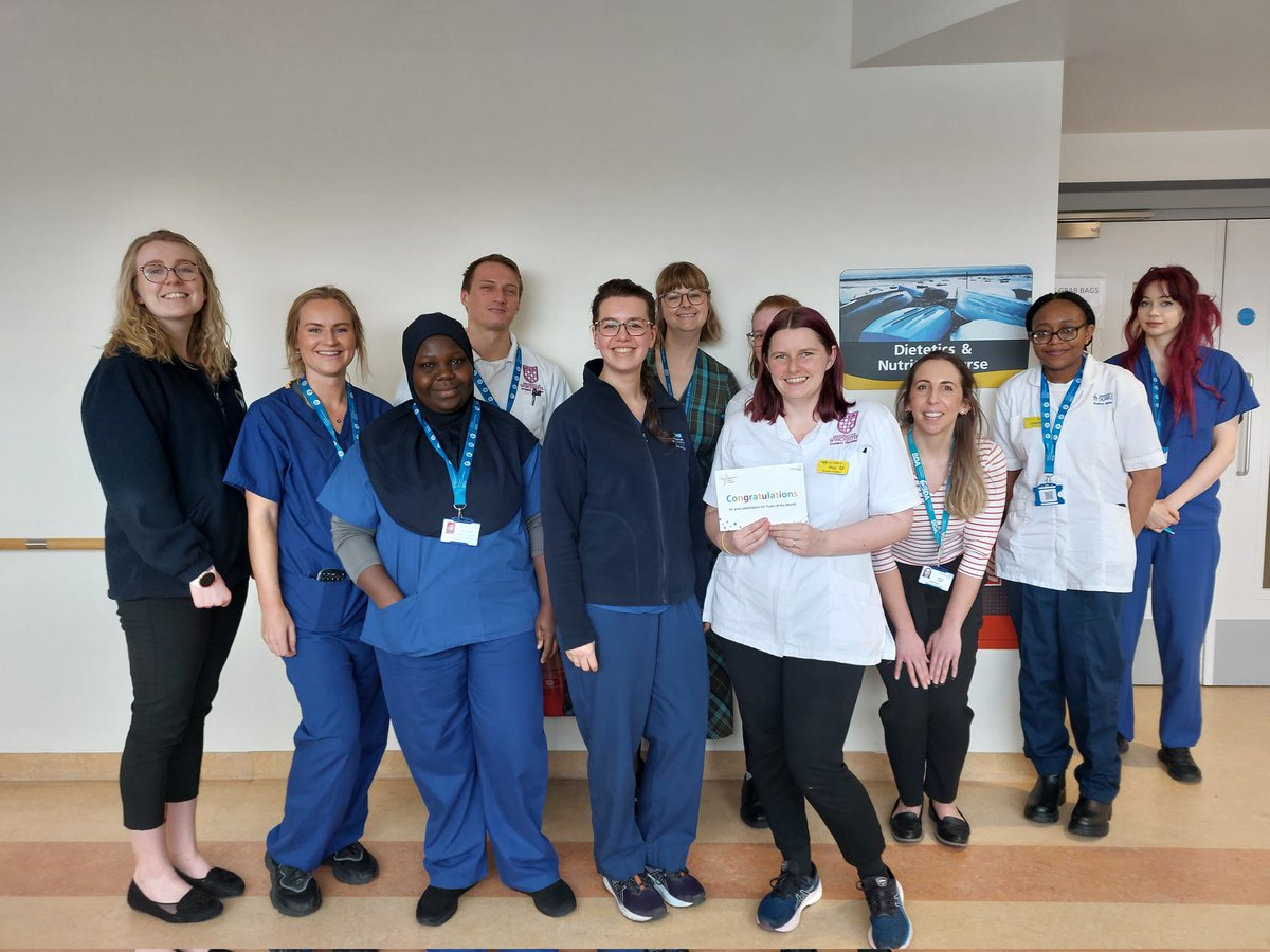 PortsmouthDietitians (@pdietitians) on Twitter photo Huge congratulations to our Acute Dietitian team who have been nominated for <a href="/PHU_NHS/">Portsmouth Hospitals University NHST</a> team of the month by our fabulous <a href="/UoWDietetics/">UoW Nutrition and Dietetics</a> students!
"They are the most supportive, generous and kind team... They put their patients at the centre of everything they do" 💗 Huge congratulations to our Acute Dietitian team who have been nominated for <a href="/PHU_NHS/">Portsmouth Hospitals University NHST</a> team of the month by our fabulous <a href="/UoWDietetics/">UoW Nutrition and Dietetics</a> students!
"They are the most supportive, generous and kind team... They put their patients at the centre of everything they do" 💗