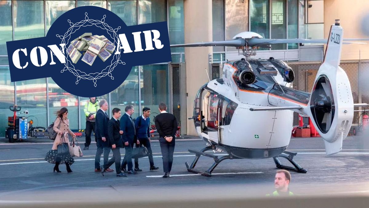 EastCambsLabour's tweet photo. #RishiSunak is happy to let #FrankHester fund his helicopter habit whilst #Tory MP's say they would accept further donations from him. Are you comfortable going into an election campaign funded by someone who suggested one of your fellow MP's should be shot @lucyfrazermp ? https://t.co/AT8OnPjV3L